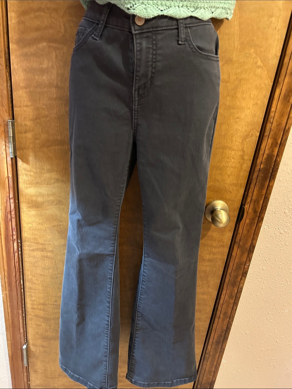 Classic Gray Flare Jeans